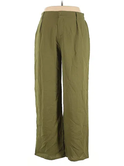 Pre-owned Feiersi Casual Pants In Green
