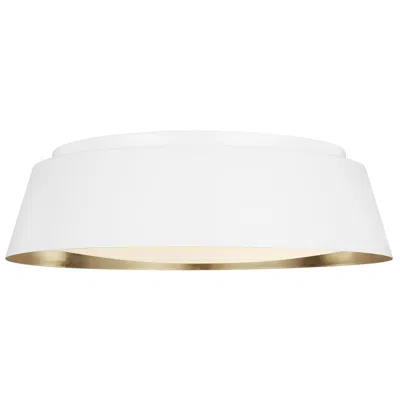 Feiss Asher 19" Wide Matte White Ceiling Light