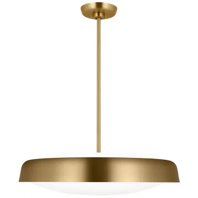 Feiss Visual Comfort Draper 22" Wide Burnished Brass Pendant Light