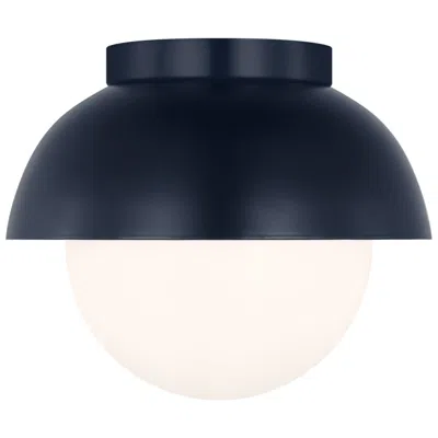 Feiss Visual Comfort Hyde 8" Wide Midnight Black Ceiling Light