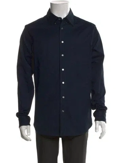Pre-owned Feit Long Sleeve Shirt In Blue