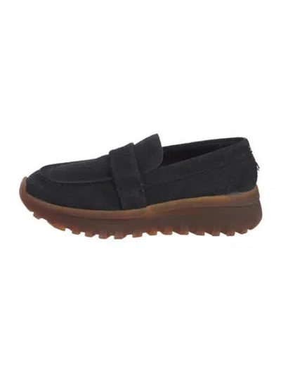 Pre-owned Feit Suede Loafer Sneakers In Blue