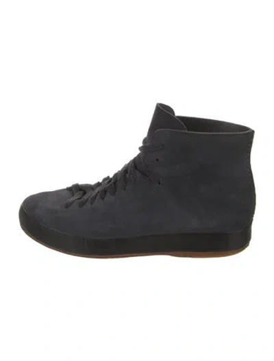 Pre-owned Feit Suede Sneakers In Blue