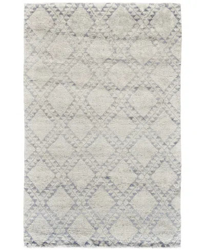 Feizy Abytha R6458 7'9" X 9'9" Area Rug In Ivory,blue