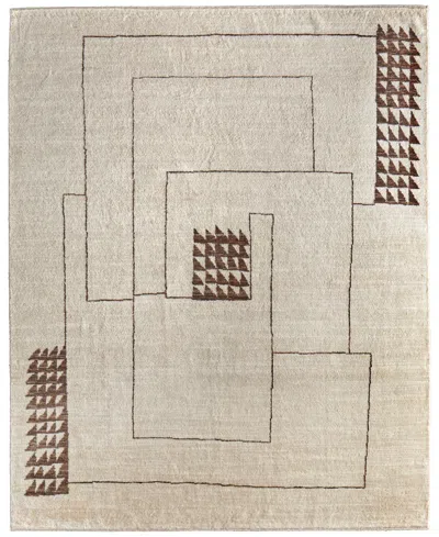 Feizy Agape 69h7f 5'6"x8'6" Area Rug In White