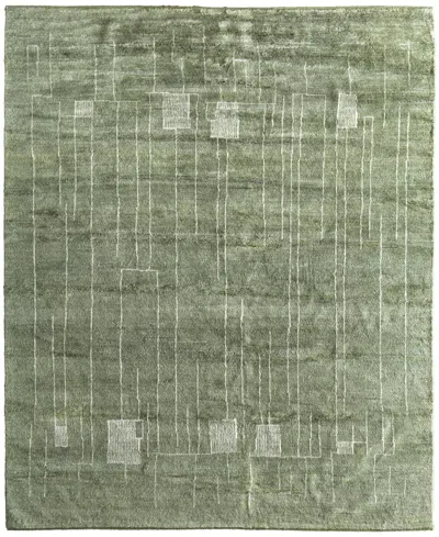 Feizy Agape 69hbf 5'6"x8'6" Area Rug In Green