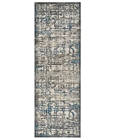 Feizy Akhari 6713677f Runner Area Rug, 2'10 X 7'10 In Grey/ivory