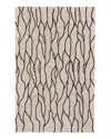 Feizy Alaina R8734 Area Rug, 8' X 11' In Black