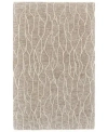 Feizy Alaina R8734 Ivory Area Rug In Black