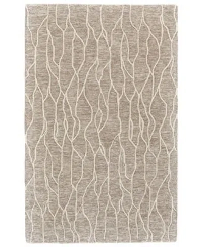Feizy Alaina R8734 Ivory Area Rug In Black