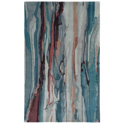 Feizy Amira Transitional Abstract Hand Tufted Blue Area Rug 8634f