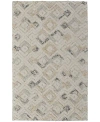 Feizy Anica Anc8004f Area Rug, 6' X 9' In Ivory/grey