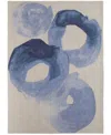 Feizy Anya 8887f 2'x3' Area Rug In Blue