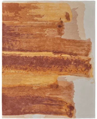 Feizy Anya 8921f 5'x8' Area Rug In Brown