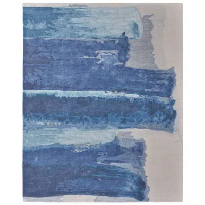 Feizy Anya Abstract Hand Tufted Blue Area Rug 8' X 10'