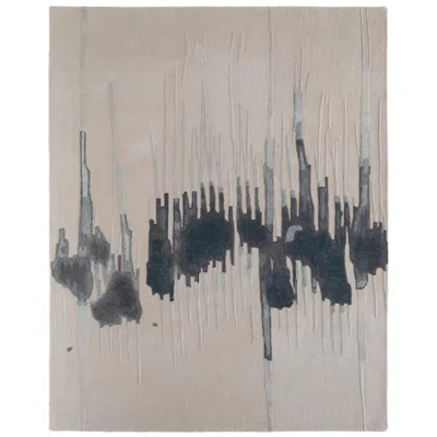 Feizy Anya Abstract Hand Tufted Ivory Area Rug 2' X 3'
