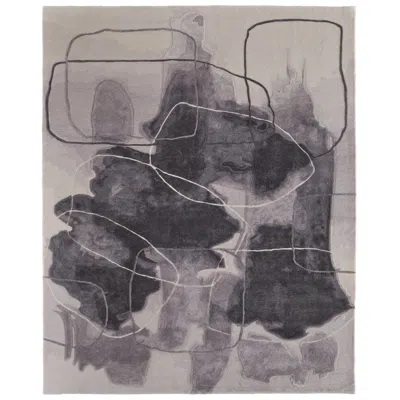Feizy Anya Abstract Hand Tufted Ivory Area Rug 2' X 3'