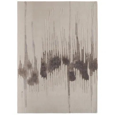 Feizy Anya Abstract Hand Tufted Ivory Area Rug 5' X 8'
