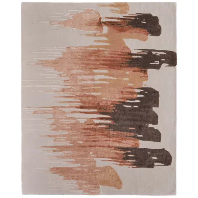 Feizy Anya Abstract Hand Tufted Red Area Rug 2' X 3'