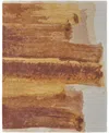Feizy Anya Any8921f Area Rug, 8' X 10' In Red/orange