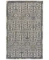 Feizy Arazad 7238447f Area Rug, 8' X 11' In Gray/ivory