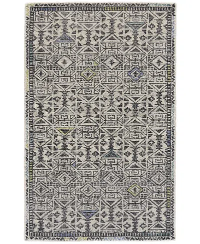 Feizy Arazad 7238447f Area Rug, 8' X 11' In Gray/ivory