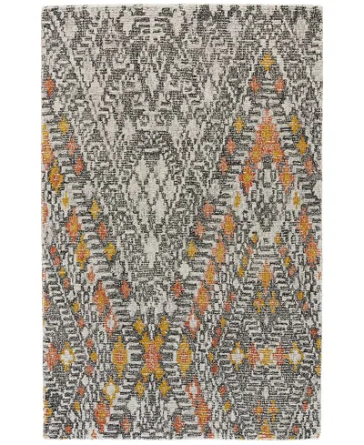 Feizy Arazad 7238476f Area Rug, 5' X 8' In Gray/ivory