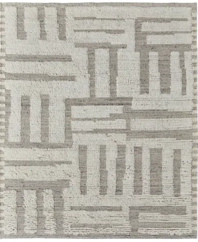 Feizy Ashby 8909f 5'6"x8'6" Area Rug In Gray