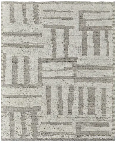 Feizy Ashby Ash8909f Area Rug, 2' X 3' In Gray/ivory