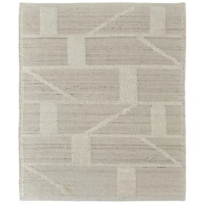 Feizy Ashby Geometric Hand Woven Tan Area Rug 3'-6" X 5'-6"