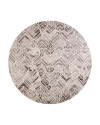 FEIZY ASHER 8638769F ROUND AREA RUG, 8' X 8'