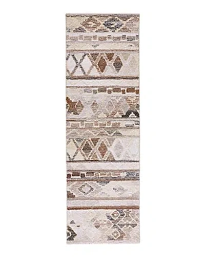 Feizy Asher 8638770f Runner Area Rug, 2'6 X 8' In Ivory Tan