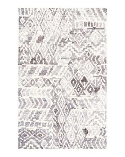 Feizy Asher 8638771f Area Rug, 5' X 8' In Gray White