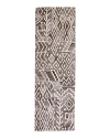 Feizy Asher 8638771f Runner Area Rug, 2'6 X 8' In Gray White