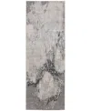 Feizy Astra 39l3f 2'10"x7'10" Runner Area Rug In Gray
