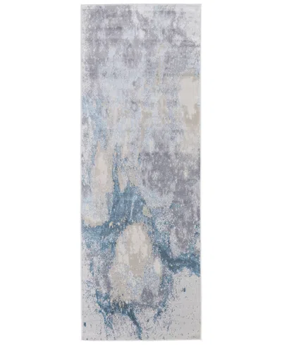 Feizy Astra 39l3f 2'10"x7'10" Runner Area Rug In Blue
