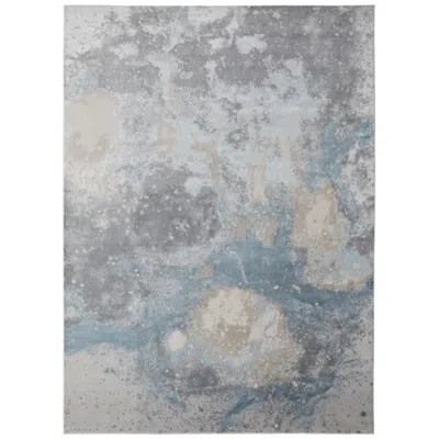 Feizy Astra Abstract Indoor Blue Area Rug 39l3f 3'-11" X 6'