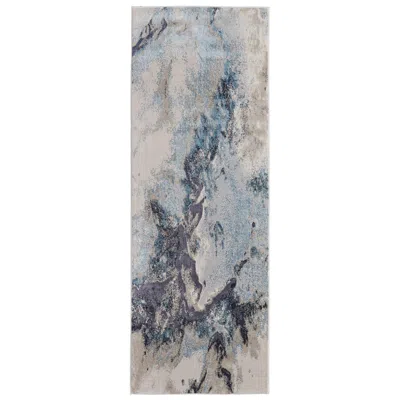 Feizy Astra Abstract Indoor Blue Area Rug 39l4f 2'-10" X 7'-10"