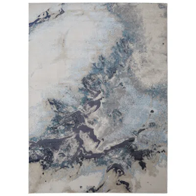 Feizy Astra Abstract Indoor Blue Area Rug 39l4f 3'-11" X 6'