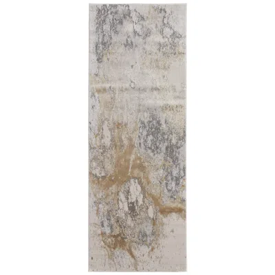 Feizy Astra Abstract Indoor Gray Area Rug 39l3f 2'-10" X 7'-10"