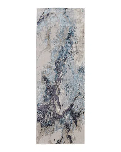 Feizy Astra Ara39l4f Runner Area Rug, 2'10 X 7'10 In Blue Gray