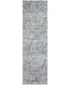 Feizy Atwell 3282f 2'8"x8' Runner Area Rug In Gray