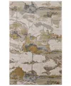 Feizy Aura 3737f 3'11"x6' Area Rug In Multi