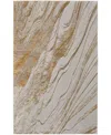 Feizy Aura 39llf 5'x8' Area Rug In Brown