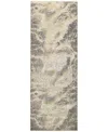 Feizy Aura Aur3563f Runner Area Rug, 2'10 X 7'10 In Ivory