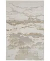 Feizy Aura Aur3727f Area Rug, 3'11 X 6' In Ivory/tan