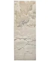 Feizy Aura Aur3727f Runner Area Rug, 2'10 X 7'10 In Ivory/tan