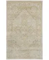 Feizy Aura Aur3734f Area Rug, 5' X 8' In Ivory/gold