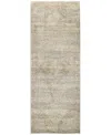 Feizy Aura Aur3734f Runner Area Rug, 2'10 X 7'10 In Ivory/gold