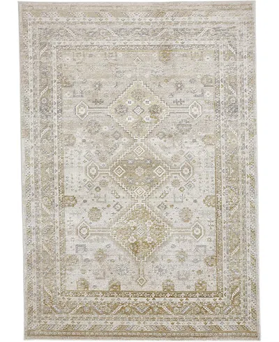 Feizy Aura Aur3738f Area Rug, 1'8 X 2'10 In Gold/ivory